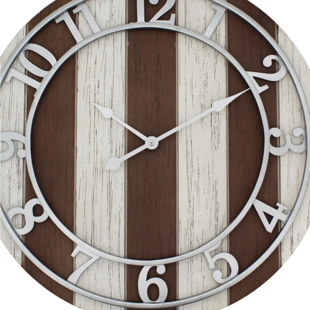 This Sonoma Goods For Life Two Tone Wall Clock